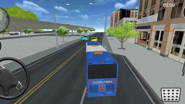 Offroad Bus Drive Simulator 3D - Euro Bus Simulator Game - Android Gameplay смотреть онлайн