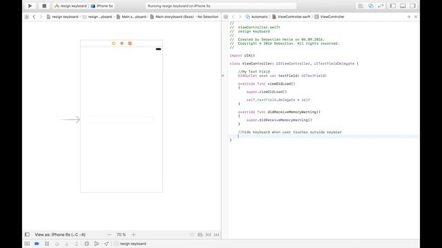 How To Hide The Keyboard In xCode 8 (Swift 3.0) смотреть онлайн