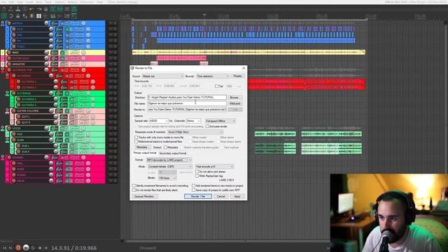 #12 EXPORTAR en .WAV o .MP3 en REAPER 6 смотреть онлайн
