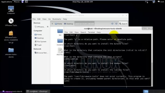 How to Install VMware Tools in Kali Linux смотреть онлайн