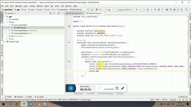 how to Convert Speech To Text | Speech Recognition|speech to text in android studio смотреть онлайн