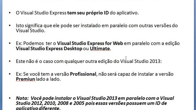Comparando as versões do Visual Studio 2013 смотреть онлайн