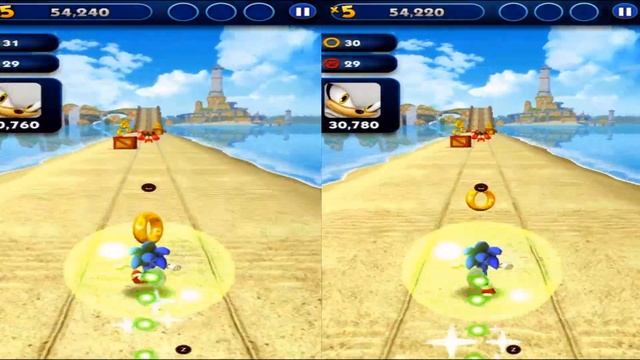 Cool Fullscreen Normal/Reverse Android Gameplay HD - Sonic Dash.