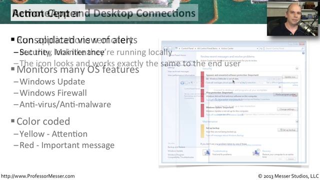 Windows 7 Control Panel Options - CompTIA A+ 220-802: 1.5 смотреть онлайн