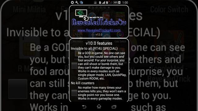 Hack for mini militia 2.2.107 (root) смотреть онлайн