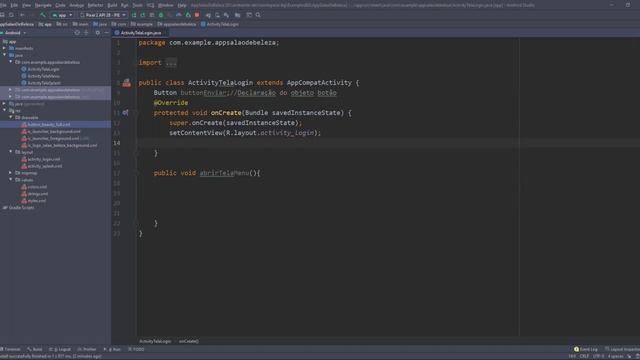 Curso Android Studio #02 Ajustando Activity Login, Background e color do Button e ImageView Login. смотреть онлайн