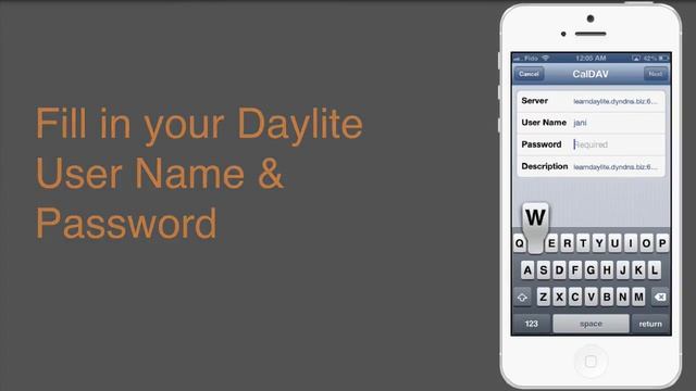 Setup CalDAV on iOS смотреть онлайн