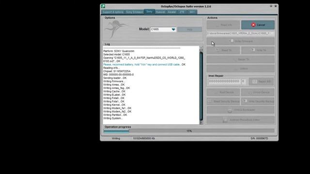 Sony C1605 Repair with Medusa Box смотреть онлайн