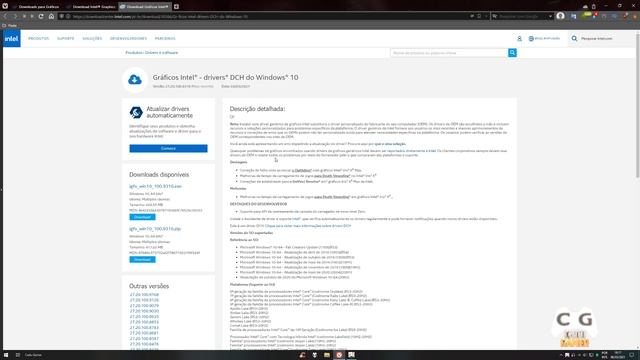 Como Atualizar Novo Driver da Intel HD Graphics Antigas e Novas Ganho de FPS e Otimização Geral смотреть онлайн