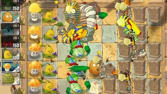 PvZ 2 - Ancient Egypt Day 26 - Plants vs Zombies 2 (Android / iOS) смотреть онлайн