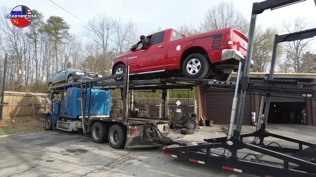 Опасности на дорогах, будни дальнобоя по Америке смотреть онлайн