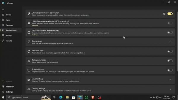 WINTOYS: THE SIMPLE CLEAN FIRST PARTY SYSTEM OPTIMIZER APP FOR MAXIMUM PERFORMANCE ON WINDOWS DEVIC