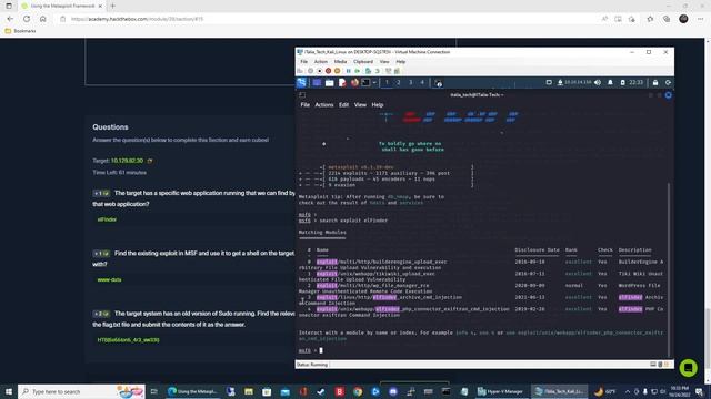 HTB Academy - Using the Metasploit Framework: Sessions & Jobs, PART 1 смотреть онлайн