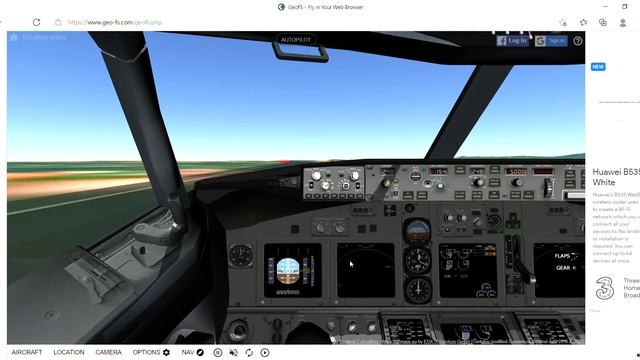 Air India Express 812 recreated in GeoFS смотреть онлайн
