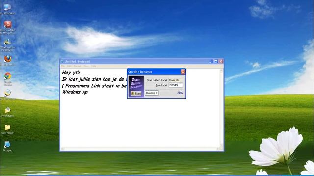 Windows xp 'start' naam veranderen смотреть онлайн