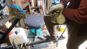 полировка винта лодочного мотора+правильная установка и зятяжка гайкивинта