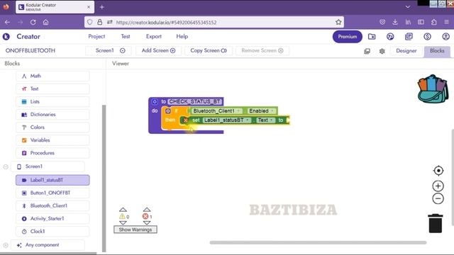 TUTORIAL | Request Enable & Disable BLUETOOTH dengan Activity Starter - Kodular/App Inventor Pemula смотреть онлайн