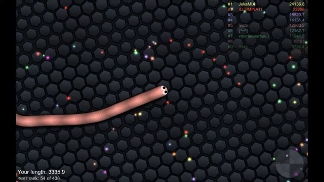 ИГРАЮ В SLITHER.IO(ANDROID) ВСТРЕТИЛ JekaMIX смотреть онлайн