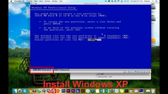 How to install Windows XP on Macbook with Virtual Box (very fast 3 minutes) - Mac OS X смотреть онлайн