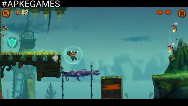 Oddmar WORLD 1 Midgard Level 1-4 All Coin Badges Secret Coins GAMEPLAY PT BR ANDROID IOS #4 смотреть онлайн