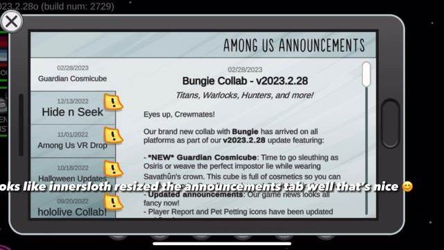 AMONG US X BUNGIE COSMICUBE смотреть онлайн