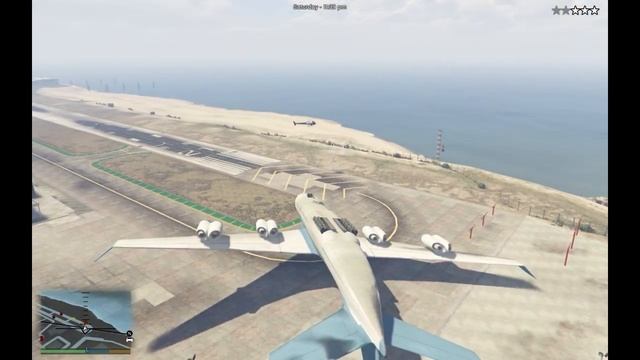 GTA V_airplane Antanof  Big Airplan  Crash