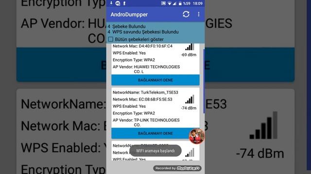 Wifi kırma AndroDumpper çek çek 😁😁😁 смотреть онлайн