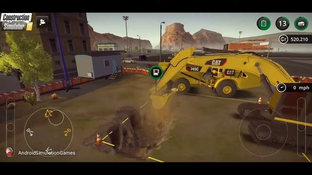 Construction Simulator 2 Android Gameplay #11. CAT Excavation! смотреть онлайн