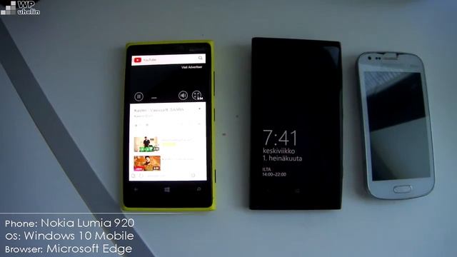 Play videos in the background Windows 10 Mobile vs WP8.1 vs Android смотреть онлайн