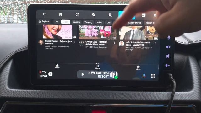 carstream android auto on alza 2022 advance. playing youtube смотреть онлайн