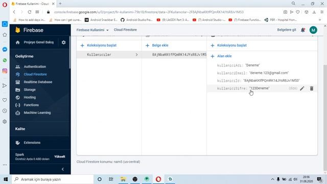 Android Studio Java - [Firebase] Cloud Firestore İle Kullanıcı Kaydını Güncelleme Ve Silme смотреть онлайн