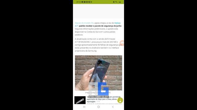 BOA BOA!! SAMSUNG LIBERANDO ATUALIZAÇÃO NOVA PARA ESSE OUTRO GALAXY!! A71 смотреть онлайн