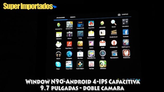Tablet window N90 Android 4 IPS capacitiva 9.7 pulgadas - Doble camara смотреть онлайн