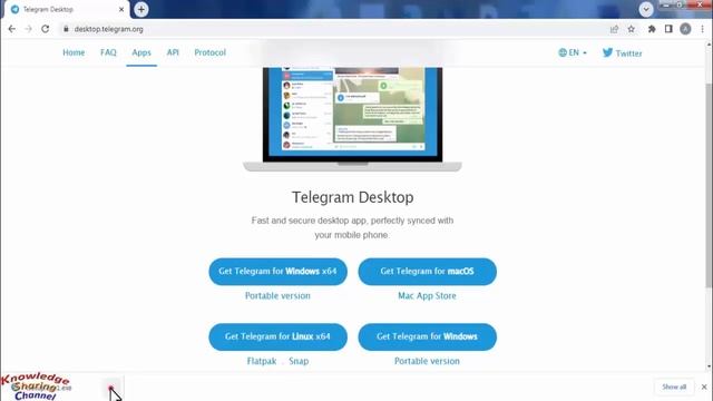 How to use Telegram on Laptop ! How to Download Telegram in Laptop смотреть онлайн
