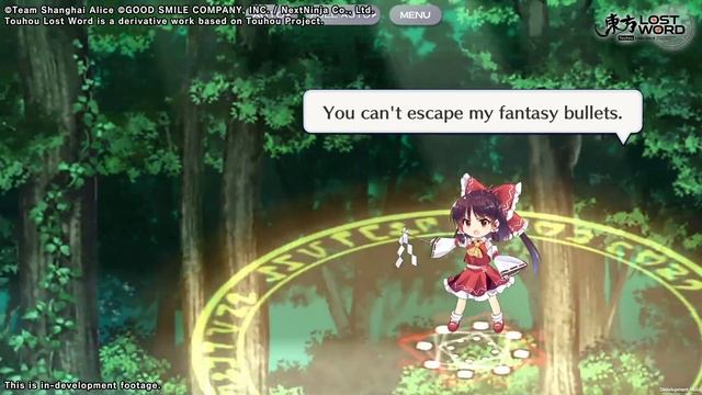 Reimu Hakurei - Battle Footage смотреть онлайн