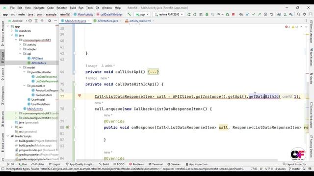 Fetch Data From Server Using Retrofit in Android | Retrofit Android Tutorial in Hindi | Retrofit смотреть онлайн
