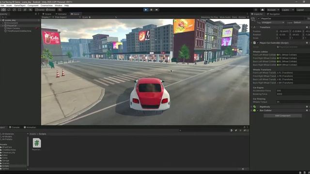 Universal Vehicle Controller Unity 3D Android & iOS Game Development - Car Steering System Animatio смотреть онлайн