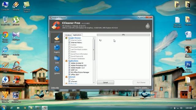 Instalare si explicarea programului CCleaner FREE смотреть онлайн