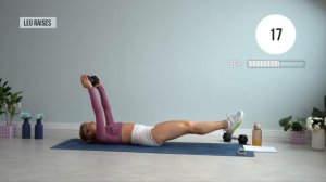 25 MIN FULL BODY Strength and Cardio (INTERMEDIATE) Workout - With Weights -  Home Workout