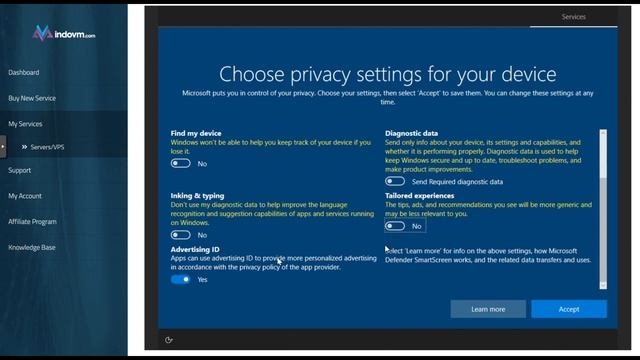 Install Windows 10 di VPS indoVM.com смотреть онлайн