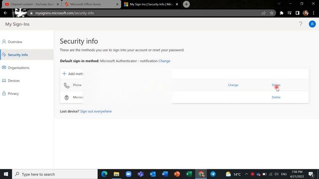 How to change or add mfa method for your Office 365 account смотреть онлайн