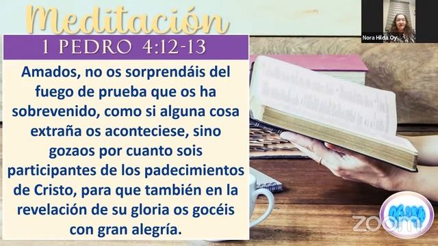 No os sorprendáis del fuego de prueba... 1 Pedro 4:12-13 | Meditación Mujeres de Fe en Oración смотреть онлайн
