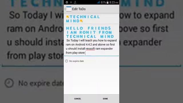 How to expand ram on Android 4.4.2 + with Ronit Gupta смотреть онлайн