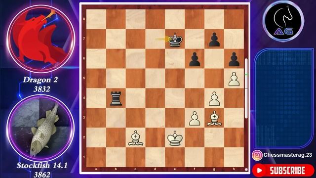 Checkmate with bishops!! || Stockfish 14.1 vs Dragon 2 | Chess.com Bullet semi finals смотреть онлайн