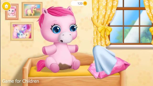 Fun Pony Sisters Baby Horse Care - Babysitter Daycare Gameplay Android Game for Children смотреть онлайн