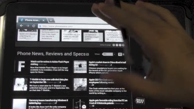 Galaxy Note 10.1: Web Browser смотреть онлайн