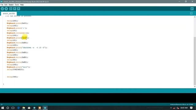 "ARDUINO" HOW TO TURN OFF PC IN 1 SECOND ☻ смотреть онлайн