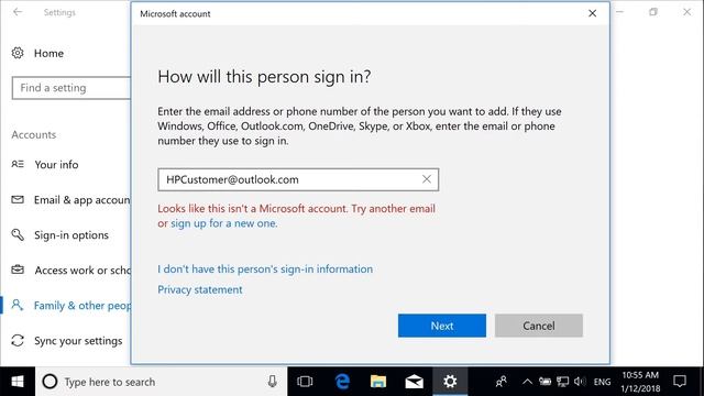 Jak utworzyć konto Microsoft w systemie Windows 10 | HP Support смотреть онлайн