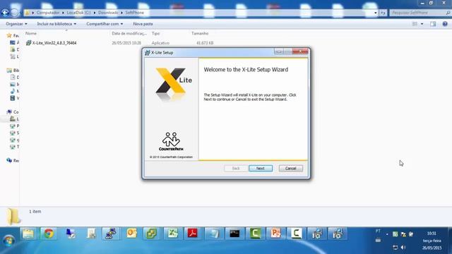 Softphone - X-Lite Installation and configuration смотреть онлайн