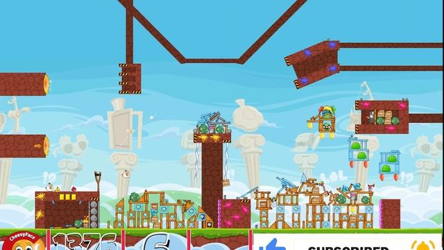 HOW TO GET 3 Stars for LEVEL 6 ANGRY BIRDS FRIENDS TOURNAMENT 1376 without POWER ( NO POWER-UP ) смотреть онлайн